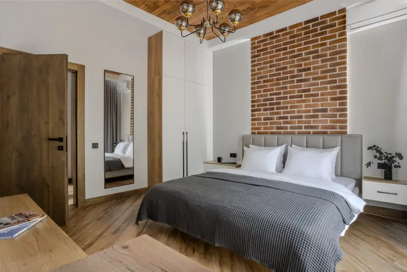 Вечерний вид на предгорья и долину Адыгеи