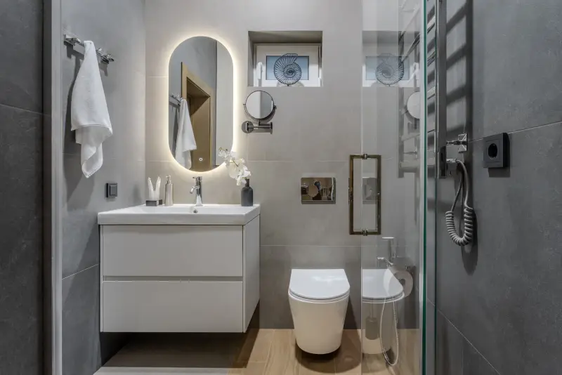 Вечерний вид на горы с мангальной зоны